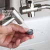 Tecmolog Faucet Valve Splitter Brass Sink Valve Diverter for Kitchen