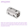 DMiotech 8-8mm Bore L22xD14 Rigid Coupling Shaft Coupling Joint Connector