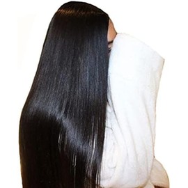 Wig Straight lace wig, high-definition transparent lace front wig no glue, suitable for women's natural color