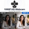 Cámara web 1080P con micrófono con cancelación de ruido, cámara