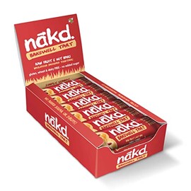 nkd. Nakd Bakewell Tart Natural Snack Bars - Vegan Bars - Healthy Snack - Gluten Free Bars 35 g