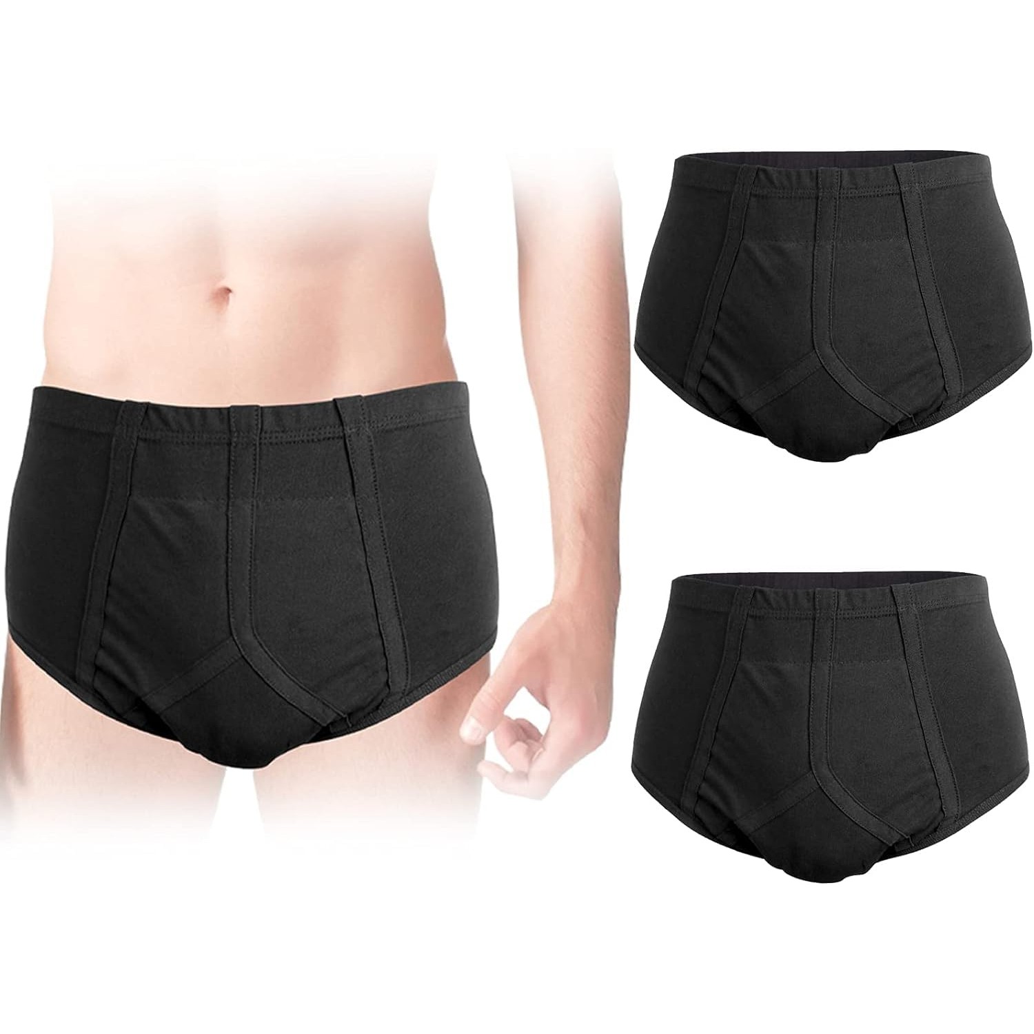 Incontinence Underwear for Men 2-Pack Men’s Incontinence Underwear ...