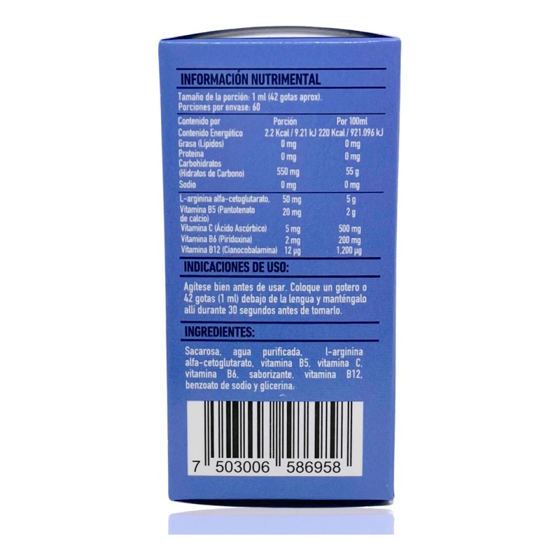Vitamina B12 Sublingual Bariatrica 60 Ml Naranja Protgt
