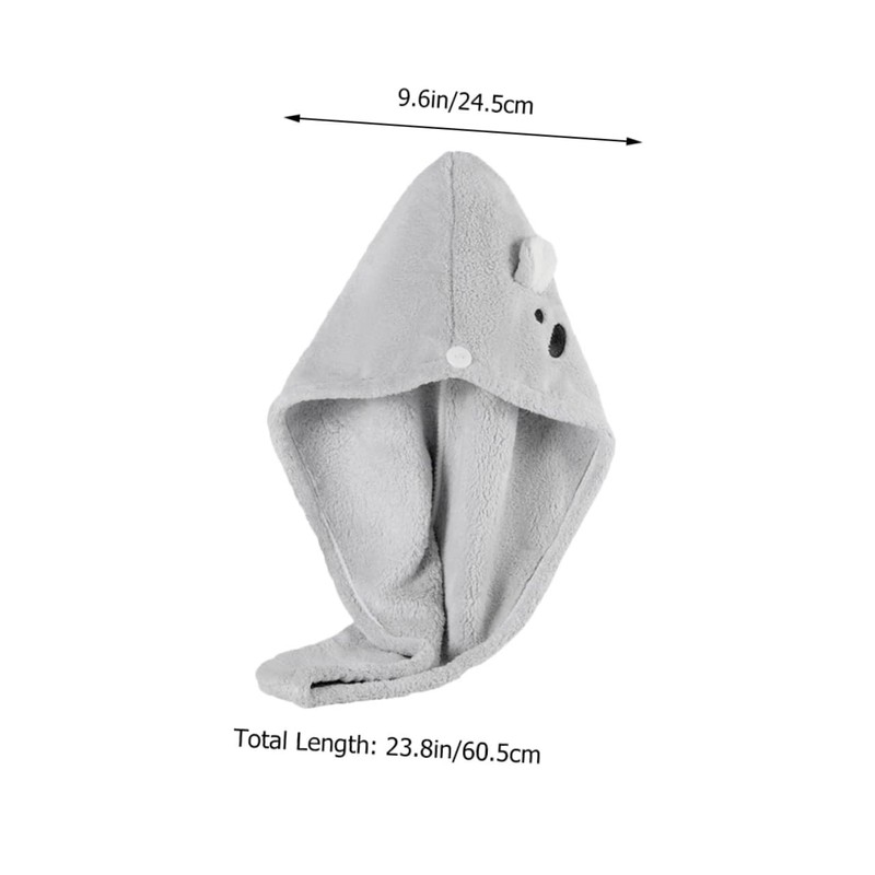 Baluue Thickened Hair Drying Cap Set Soft Salon Towels Absorbent