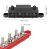 2pcs Power Distribution Block M8 Screw 4 Terminal Terminal Block