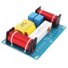 DriSentri 3 Way Crossover, 120W Speaker 3 Way Audio Frequency Divider Loudspeaker 3 Unit Crossover Filters for Speakers