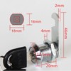 10 Pcs 20mm Zinc Alloy Security Cabinet Drawer Mailbox Locker