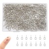 CEEYSEE 300 Pieces Small Eye Bolts 9x19mm Mini Screw Eye