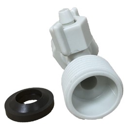 Nylon Bidet T-Adapter, 1/2 inch Male and Female End