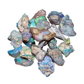 100+ carats AA+ Natural Raw Ethiopian Fire Opal Rough Gemstone, Chakra Healing Crystal, Rough Crystals and Gemstone, October Birthstone, Jewelry Making, Mothers Day Gift, DIY Gifts Art Crafts