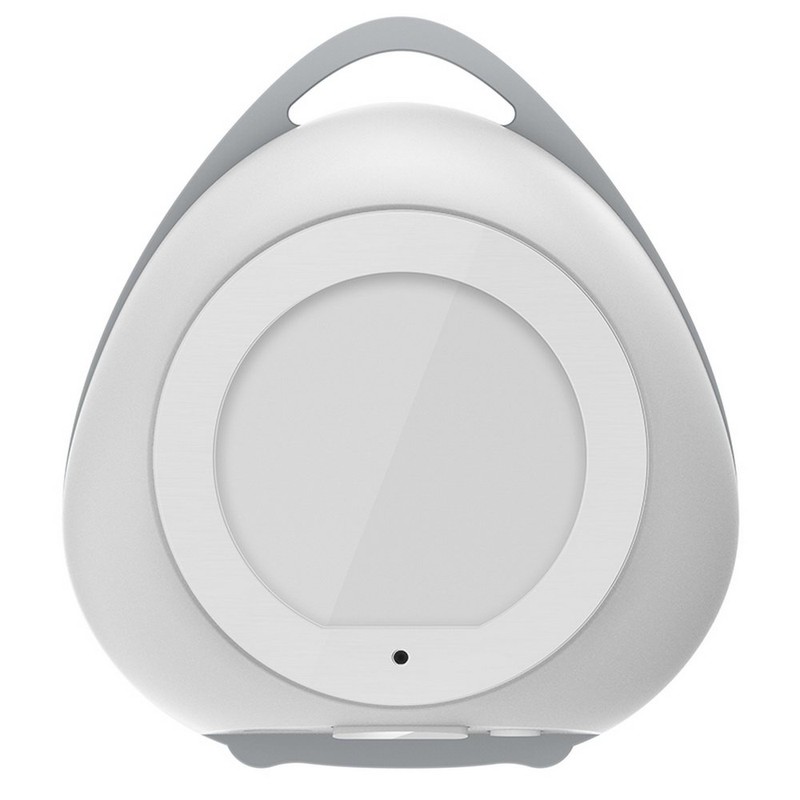 Monster Hotshot Portable Bluetooth Speaker with Carabiner, White/Chrome