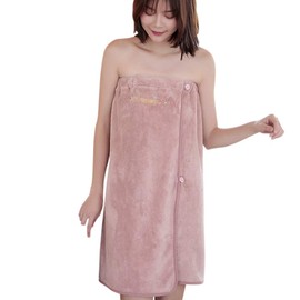Women Body Towel Wrap Soft Highly Absorbent Bathrobe Strapless Cover up Bath Spa Tube Dress Microfibre Bathing Towel Dressing Gown Housecoat Bath Skirt Dress Beach Spa Sauna Wrap Towel Hotel Robes