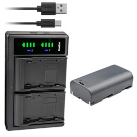 Kastar 1-Pack Battery and LTD2 USB Charger Compatible with Huepar S03CG/S03DG, S04CG 4D Cross Line Laser Level, 503DG, 503CG/503CR, 602CG/602CR, 603CG/603CR - 3D Laser Level