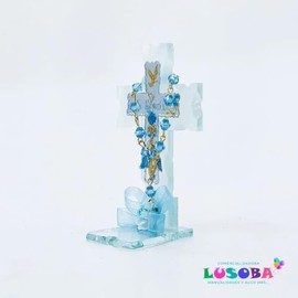 Cruz de Cristal Chica Recuerdo Niño 12 Piezas