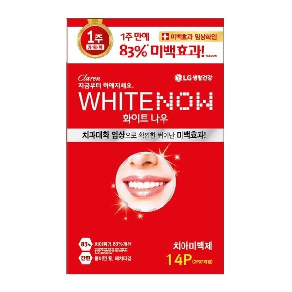 Perioe White Now Teeth-brightening Patch Choose 1 (1-week Pack 14P / 8P*8ea Packets (64P) - 8P