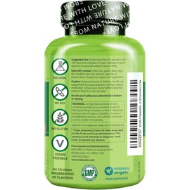 NATURELO Postnatal Multivitamin - Natural Vitamins & Minerals Including Vitamin D, Folate, Calcium - Best Essential Nutrients for Nursing Mothers After Pregnancy - 180 Vegan Capsules | 2 Month Supply
