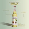 MONIN Vanilla Syrup, 8.5 fl oz (250 ml)