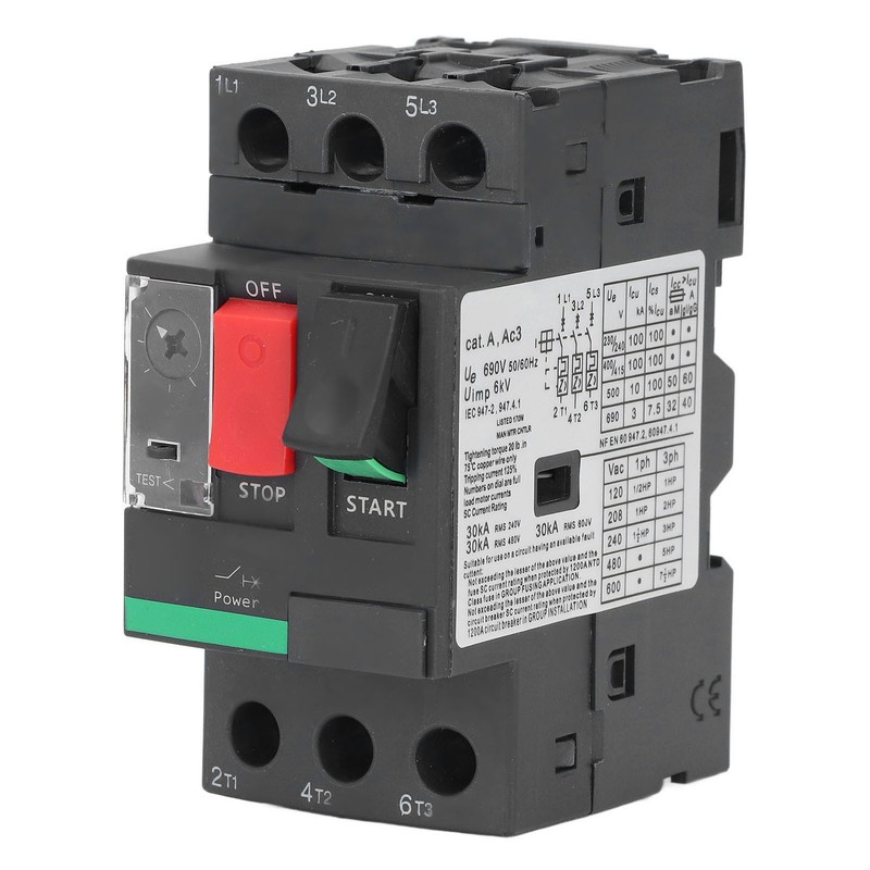 Motor Circuit Breaker Professional Efficient Easy Wiring AC690V Circuit Breaker