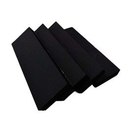 4PCS Garage Wall Protector Car Door Bumper Guards - Waterproof EVA Foam Thick Parking Stopper Car Door Protectors - Anti-Collision Self Adhesive Garage Wall Pad for Warehouse Parking Assist (Black)