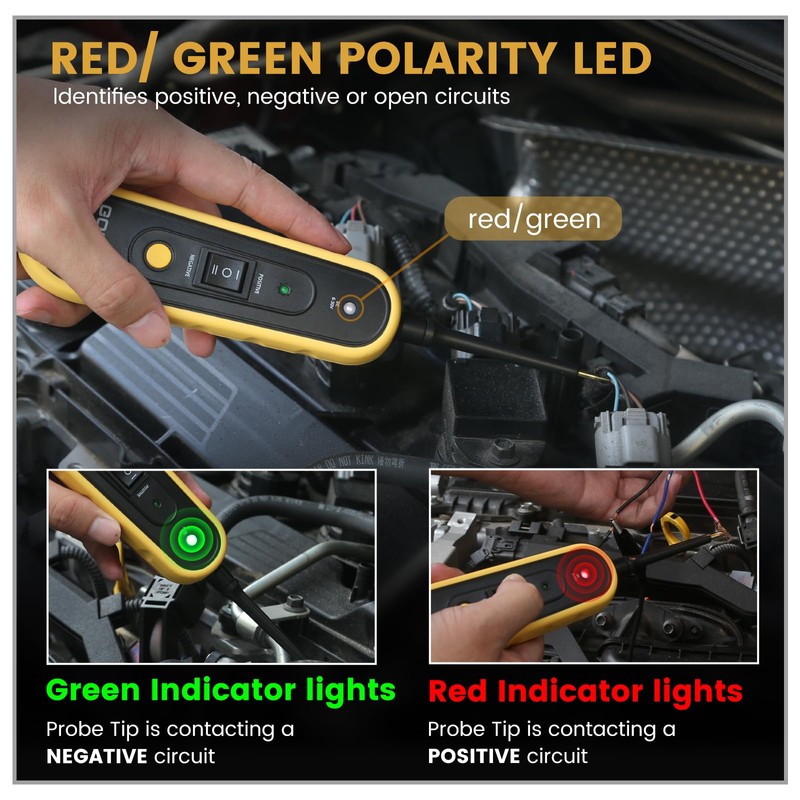 GODIAG Power Circuit Probe Tester, Auto Short Circuit Finder Relay