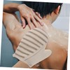 Baluue 2pcs Exfoliating Glove for Gentle Body Scrub Linen Shower