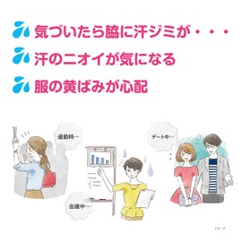 リフ あせワキパット あせジミ防止・防臭シート 脇汗に ホワイト 40枚(20組)