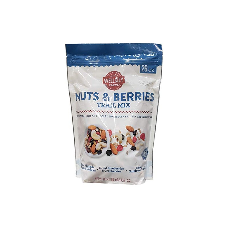 Wellsley Farms Nuts & Berries Trail Mix, 26 Oz.,, ()