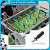 GYMAX Foosball Table, 38" Soccer Game Table Set with 2