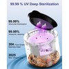 Ultrasonic Retainer Cleaner, 48kHz Denture Cleaner, Retainer Cleaning Machine for