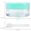 Beauticom 144 Pieces of LIGHT TEAL GREEN Clear Plastic Empty
