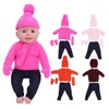 plplaaoo Christmas Doll Clothes,Winter Christmas Doll Outfits for 18inch Baby