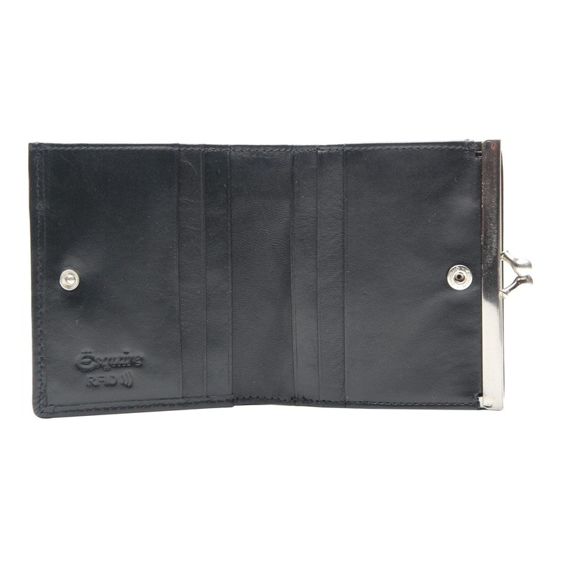 Esquire New Silk Wallet Black, black, Classic