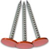 POSEOFFR 8 inch Survey Stakes, Heavy Duty Galvanized Rebar, 2.4