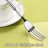 2PCS Extendable Fork Telescopic, 64cm Long Fork Stainless Steel 8.7