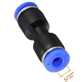 TA-VIGOR 4mm Steckverbinder – 5/32" Schlauch-Außenmaß – Gerade Druckluftanschlüsse – Schnellsteck-Kupplungen für PU/PE/PVC/Nylon-Schläuche – 8er Set