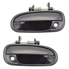 Left and Right Exterior Door Handle Set Drivers Side Compatible with 1996-2000 Honda Civic HO1310101 HO1311101