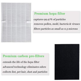 I clean Replacement Filter A for Winix C535 5300-2 5300WAC5300 WAC6300 5200-2 P300 6300 6300-2,Compatible with Winix 115115 Air Purifier Filter