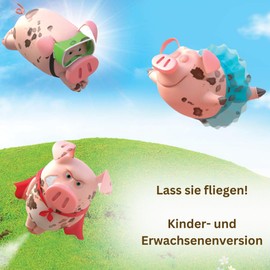 HUCH! | Fly, Piggy, Fly | Action Games from 6 Years | Family Games | Funny Board Games for Children | Quick Reaction Game | Duration 15-20 Minutes | For 2-3 Players from 6 Years