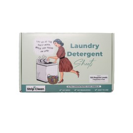 Strip Clean  Fragrance Free Laundry Sheets -  160 Loads