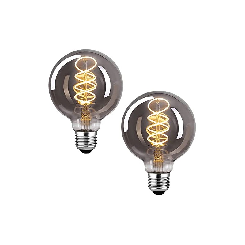 Lxcom Lighting LED Decorative Edison Bulb 6W G25/G80 Globe Light