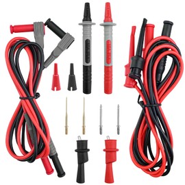 Nicrulp Pack of 8 Measuring Tips for Multimeter, Multimeter Cable, Test Leads for Multimeter, Test Lead Multimeter, Measuring Cable for Multimeter, Multimeter Accessories, for Voltage Circuit Tester