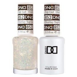 DND Duo Matching Overlay Glitter Top Gel #852