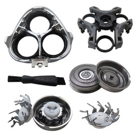 SWS7105 SWSBK7105 Replacement Shaver Head with 3-Blades Compatible for all Sweet-LF Waterproof Electric Razor with Clean Brush