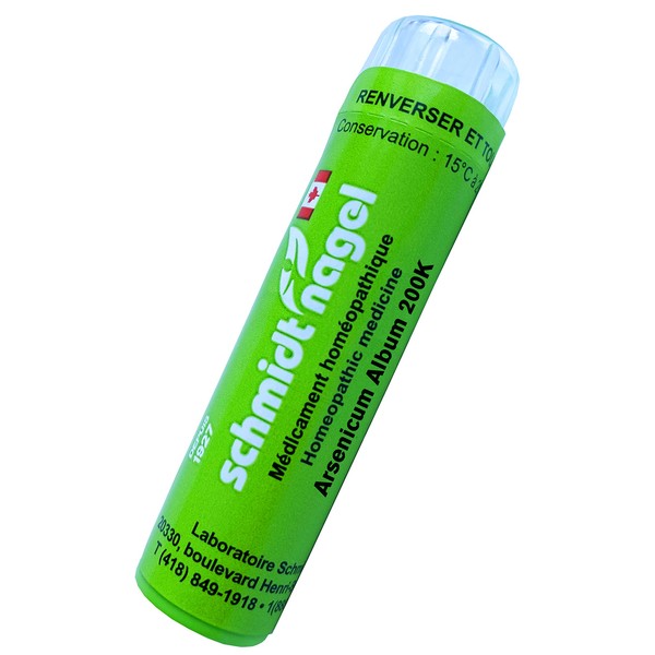 Arsenicum Album 200K Homeopathy Medicine Schmidt-Nagel Canada (Homeodel), 90 pellets/granules