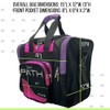 Pyramid Path Pro Deluxe Single Tote - Hot Pink/Purple