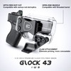 Glock 43 Holster / 43X Holster w/Claw, IWB Clear Holster