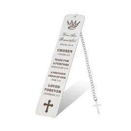 Christian Bookmark Gifts for Women Religious Bible Verse Bookmarks Gifts for Women Graduation Birthday Baptism Christmas Church Cross Jesus Gifts for Girl Her Daughter Friend