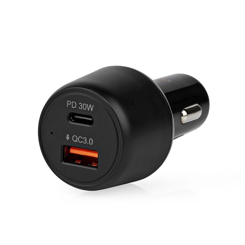 Nedis CCPD30W100BK Car Charger | 3.0 A | USB (QC