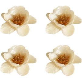 4 piezas de flores secas de simulación de plastómero para accesorios de joyería, pendientes hechos a mano, pulseras, decoración, flores prensadas secas de plastómero coloridas para moldes de resina,