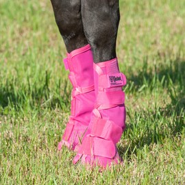 Cashel Crusader Leg Guard Fly Boots, Pink, Arabian